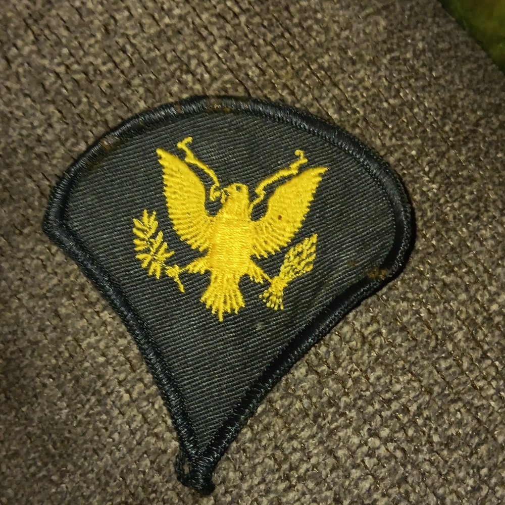 U.s. army specialist 4th class rank patch for the dress uniform of Vietnam